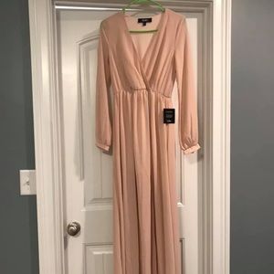 Lulu’s Blush Pink Maxi NWT